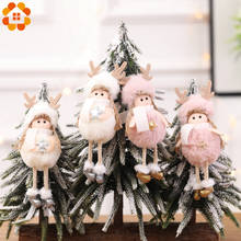 1PC Christmas Hanging Ornament Pendants Pink White Antler Angel Dolls  Xmas Tree Decor Home Decoration Christmas Party Supplies 2024 - buy cheap
