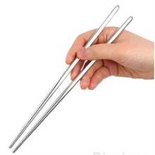 1 Pair Stainless Steel Chopsticks Laser Engraving Patterns Food Sticks Portable Chopstick Sushi Hashi 2024 - buy cheap