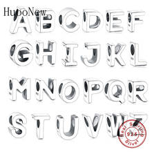 Huoonew-berloque para pulseira, letras de alfabeto, pandora, prata esterlina 2024 - compre barato