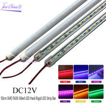 2PCS/Lot 50CM DC12V LED Bar light 5730 5630 With PC cover 5730 LED Hard strip light Kitchen Cabinet Light Wall Light 2024 - buy cheap