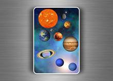 Sticky Label Sticker Kids Card Planet System Solar Stickers for Cars, Motos, Laptops,  Industry 2024 - buy cheap