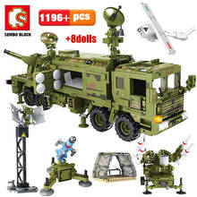 City WW2 Chariot Missile Car Vehicle Model Building Blocks Military Electric Weapons Army Tank Soldier Figures Bricks Kids Toys 2024 - buy cheap