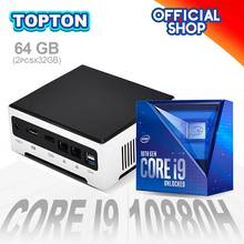 TOPTON-Mini ordenador Intel Core i9 de décima generación, 10880H, M.2, SSD, PC Box, Windows, para oficina, estudiante, ACWiFi, 2xlan, 6xusb3.0 2024 - compra barato