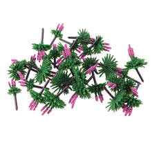 30 pieces Flower Model Train Trees Diorama Garden Layout Scale 1:75 & 1:150 2024 - buy cheap