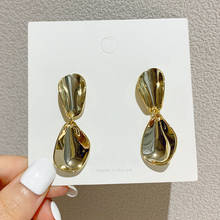 Punk Newest Fashion Vintage Simple Metal Sequins Drop Earrings for Women Girl Jewelry S925 Needle Summer Daily Party Gift 1S789 2024 - buy cheap