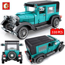 Sembo City Mechanical Classic Car Model Bricks Creative Technique Racing Vehicle Building Blocks DIY Assembly Toys For Kids Gift 2024 - buy cheap