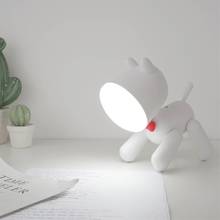 Creative Puppy Night Light Table Lamp Reading Lamp USB Rechargeable Cute Dog Children Nightlight Cartoon Kid Lamps 2024 - buy cheap