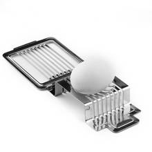 Cortador de ovos, de aço inoxidável, cozido, dispositivo para divisão de ovos, corta tomates, secador, materiais de cozinha 2024 - compre barato