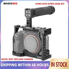 MAGICRIG Camera Cage with Top Rubber Grip for  A7RIII / A7III /  A7M3  Camera Quick Release Extension Kit 2024 - buy cheap