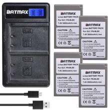 Batmax PS-BLS5 BLS50 Battery +LCD Dual USB Charger for Olympus PEN E-PL2,E-PL5,E-PL6,E-PL7,E-PM2, OM-D E-M10, E-M10 II, Stylus1 2024 - buy cheap