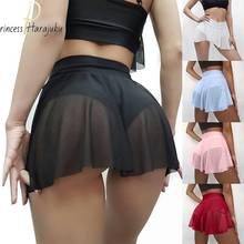 Harajuku cintura elástica verão moda curto ruffle feminino v cintura saias curtas senhoras sexy magro curto solto shorts de bicicleta 2024 - compre barato