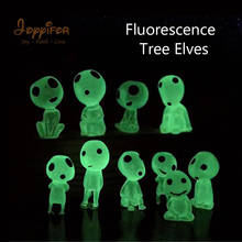 Figuras de acción de elfo luminoso para niños, juguetes de elfo de princesa de dibujos animados, juguete de decoración de PVC, novedad 2024 - compra barato