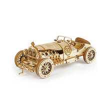 Ритм 3D деревянная игра-головоломка Сборная модель гоночного автомобиля игрушки DIY собранная игрушка для детей Подарки 2024 - купить недорого