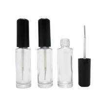 empty nail polish glass bottles with black lid 3ml Small Glass Nail Polish Container with Brush Cap 8ml 300pcs 2024 - buy cheap