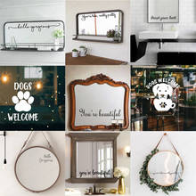 You're like really pretty quote wall decals Mirror stickers mirror decor bathroom art mural Barbershop logo Decoration HJ9999 2024 - buy cheap