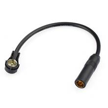 Antena aérea AM FM DAB para coche, adaptador de Radio coaxial de 30cm, DIN de plomo 41585 a enchufe ISO para AUDI, SEAT, SKODA, SMART, VW y Ford 2024 - compra barato