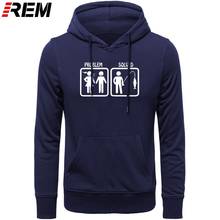 REM Raw Hoodies Problem Solved - FishingER Huntinger Husband Men's Brand Male Long Sleeve Top Hoodies, Sweatshirts 2024 - buy cheap
