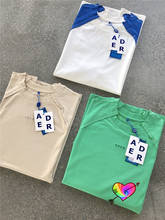 ADER ERROR Patchwork T-shirt Men Women 1:1 High Quality ADER Embroidery Logo Adererror Tee External Suture Tops Short Sleeve 2024 - buy cheap