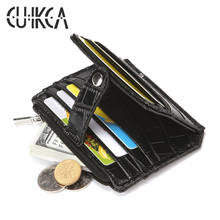 CUIKCA Classic Men Leather Wallet Card Wallet Id Card Holder Minimalist Wallet Carteras Business Card Holder 2024 - buy cheap