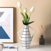Contenedor de flores secas para decoración del hogar, nórdico, ins Morandi, color creativo, para sala de estar, comedor, escritorio 2024 - compra barato