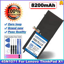 Batería para ordenador portátil Lenovo ThinkPad X1, 8200mAh, 45N1071, 45N1070, serie 2015, 3444, 3448 y 3460 2024 - compra barato