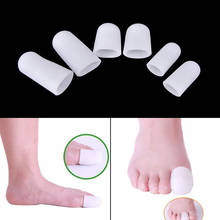 Vendaje de tubo de Gel de silicona, protectores para dedos y dedos de los pies, alivio del dolor, plantillas para el cuidado de los pies, herramienta para el cuidado de los pies, 2 uds. 2024 - compra barato