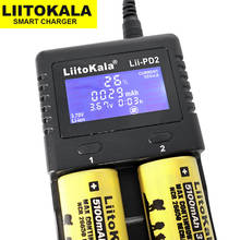 2022 New LiitoKala Lii-PD2 battery Charger for 18650 26650 21700 18350 AA AAA 3.7V/3.2V/1.2V lithium NiMH batteries 2024 - buy cheap