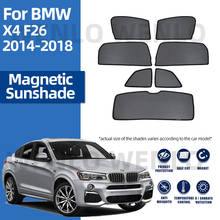 For BMW X4 F26 2014-2018 Car Curtain Magnetic Sunshade Mesh Window Sunshield Darkening Shield Net Interior Shade Baby Sun Visor 2024 - buy cheap