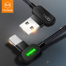 MCDODO-Cable Micro LED USB de carga rápida tipo C, cargador de teléfono, Cable de datos para iPhone 12 11 Pro XS MAX XR X Samsung Huawei Xiaomi 2024 - compra barato