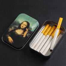 New Tinplate Tobacco Box Storage Pack Cigarette Case Hand-rolled Tobacco Box Portable Men's Box Smoking Set Gifts for Friends 2024 - buy cheap
