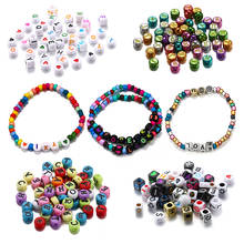120/300/500Pcs Mixed Acrylic Letter Beads Alphabet Acrylic Beads For Jewelry Making Women Children DIY Bracelet Accessories 2024 - buy cheap