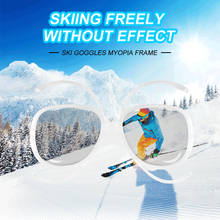 Óculos de esqui para miopia, armação profissional confortável para óculos de patinação, snowboard e resistência a impacto 2024 - compre barato