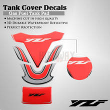 Adesivo protetor para tanque de combustível, adesivo 3d para motocicleta yamaha com emblema de proteção para tanque de combustível yzf r1 r25 r3 r6 2024 - compre barato