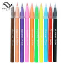 Пигментная ручка TTLIFE, 8 цветов, пищевая ручка для рисования печенья, инструмент для рисования тортов 2024 - купить недорого