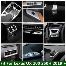 Lapetus матовый внутренний комплект для ремонта приборной панели Air AC/дверная ручка Чаша/коробка передач/CD Крышка Накладка для Lexus UX 200 250H 2019 2020 2024 - купить недорого