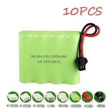 4.8v 3000mah NiMH Battery For Rc toys Cars Tanks Robots Boats Guns 4.8v Rechargeable Battery Ni-MH 4*AA Battery Pack 2024 - buy cheap