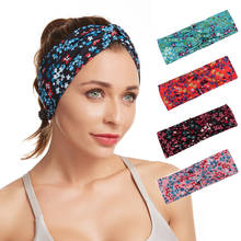 Bohemia Print Flower Knot Women Headband Cotton Turban Elastic Hairband Girls Headwear Lady Elegant Hair Accessories Head Wrap 2024 - buy cheap
