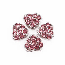 20Pcs/lot Heart Alloy Metal Floating Charms Fit for Memory Glass Living Locket Necklaces DIY Jewelry Accessories 2024 - buy cheap