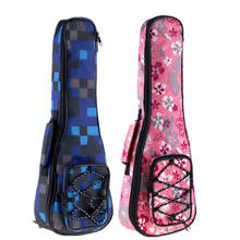 21 Inch Colorful Ukulele Bag 10mm Cotton Soft Case Gig Ukulele Mini Guitar Backpack 2 Colors Optional 2024 - buy cheap