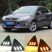For Ford Focus 3 LED headlight for ford focus MK3 LED light 2012~2014 LED Daytime Running Lights DRL fog lights Cover headlights 2024 - buy cheap