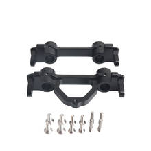 2pcs Metal Front & Rear Bumper Bracket for 1/10 RC Crawler Car Axial SCX10 RC4WD D90 Upgrade Parts 2024 - buy cheap