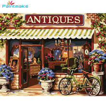 Paintmake Antiques Store DIY Paint by Numbers  Digital Oil Painting Home background decoration painting Art Hand Drawing 2024 - buy cheap