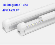 10pcs 1.2m 4ft T8 Led Tube Light  Bar Light  Integrated 40w 30w 20w 60cm 90cm Led Flat Batten Light Tri-proof  Office  led Light 2022 - buy cheap