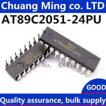 AT89C2051-24PU AT89C2051 89C2051 DIP-20, nuevo IC original, precio más bajo de Aliexpress, envío gratis, 100 unids/lote 2024 - compra barato