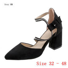 Women High Heels Pumps D'Orsay High Heel Shoes Stiletto Woman Party Shoes Kitten Heels Small Plus Size 32 - 48 2024 - buy cheap