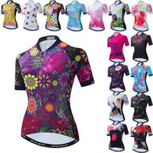 2021 Team Cycling Jersey Women Summer Short Sleeve MTB Bike Jersey Maillot Ciclismo Road Bike Racing Shirt Quick Dry 2024 - buy cheap