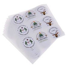 90pcs Merry Christmas Seal Stickers Snowman Labels DIY Xmas Gift Box Stickers 2024 - buy cheap