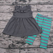Весенне-летний топ с короткими рукавами для девочек «Mama» и большая юбка-колокол, недорогой хлопковый комплект одежды одежда для малышей 2024 - купить недорого