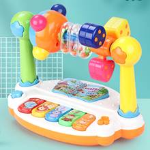 Children Baby Rotating Music Piano with Light Sound Early Education Toys For Kids Gift Electronic Organ Model Children Gift Toy 2024 - buy cheap
