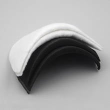 Hombreras de esponja y algodón perforadas con aguja para ropa y parte superior, accesorio de costura, color blanco y negro 2024 - compra barato